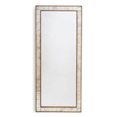 Antiqued Tiled Wall Mirror